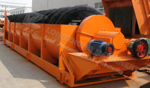 Wheel bucket type natural sand washing plant in indonesia